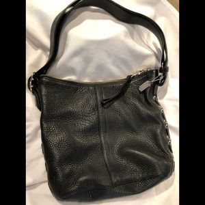 Coach soft black leather